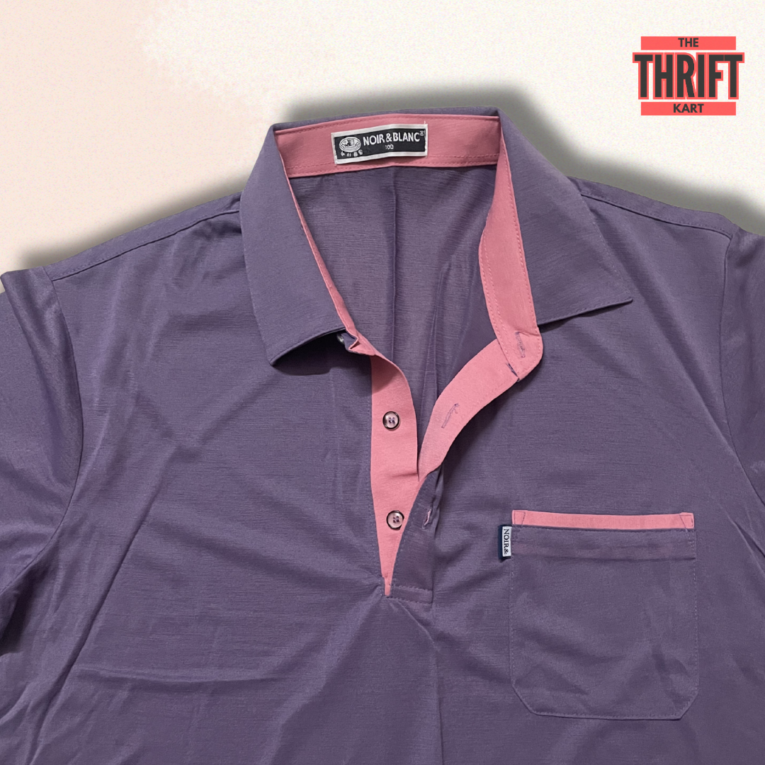 Noir & Blanc Dual Tone Polo | Made in Korea