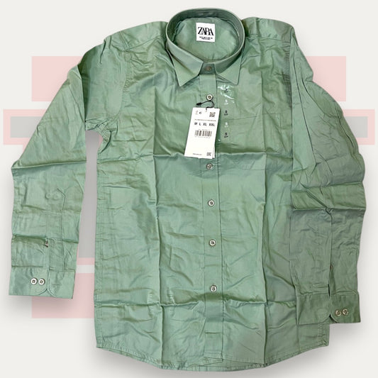 Zara Solid Chic Shirt | Made in Italy