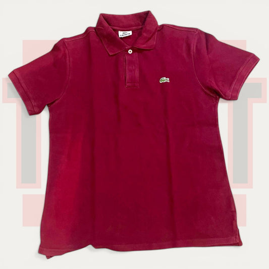Lacoste Blood Red Polo | Made in Italy