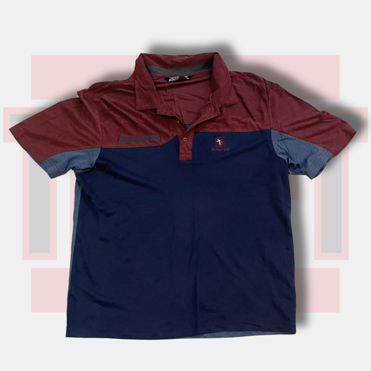 Black Yak Tri Solid Polo | Made in Korea