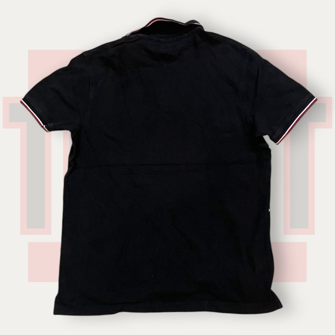 Tommy Hilfiger Gentleman Black Polo | Made in Italy
