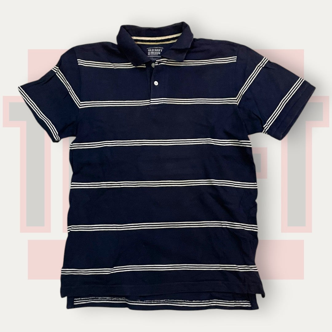 Old Navy Active Stripes Polo | Made in USA