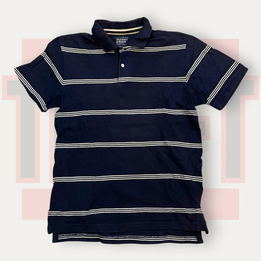 Old Navy Active Stripes Polo | Made in USA
