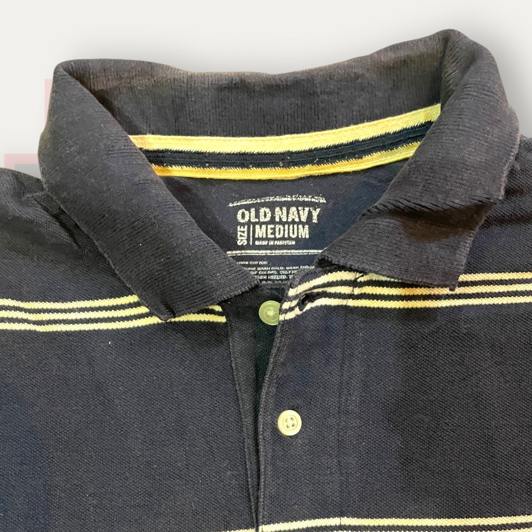 Old Navy Active Stripes Polo | Made in USA