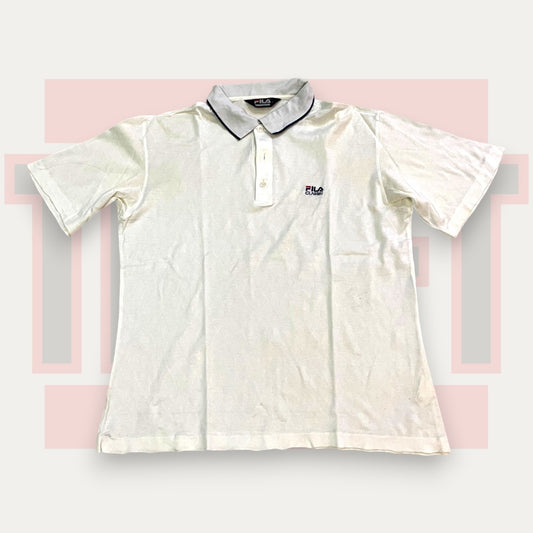 Fila Classic All White Polo | Made in USA