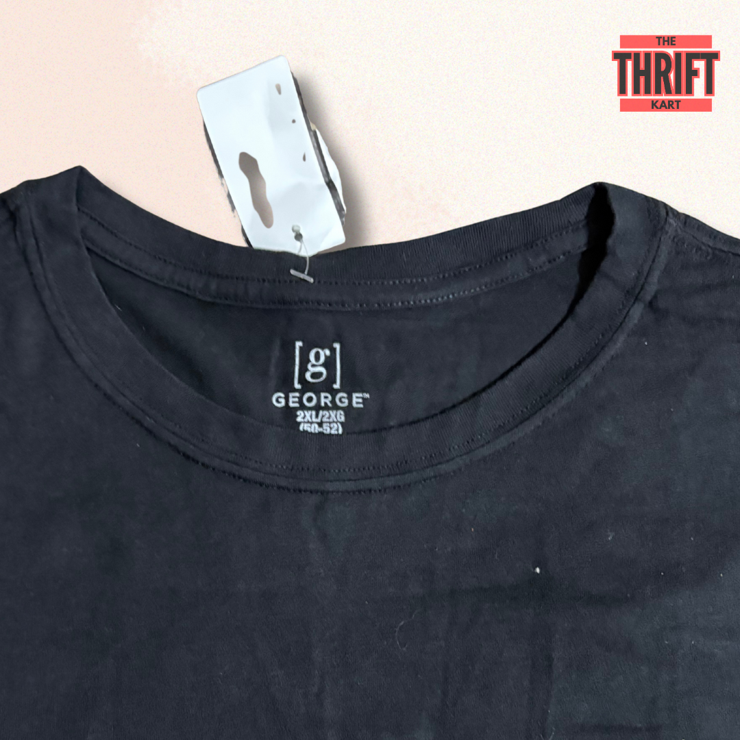 George Black Oversized Tee | Made in UK