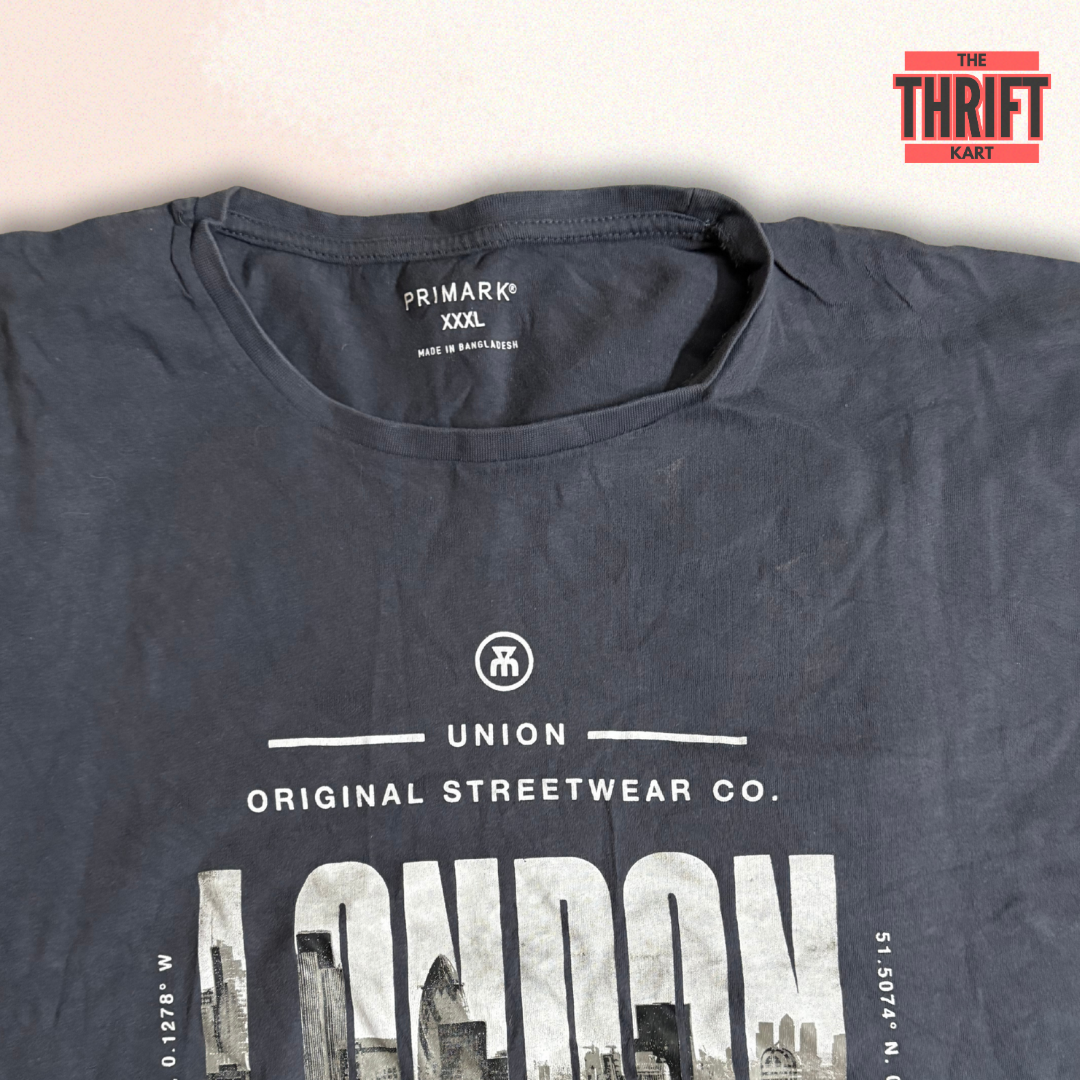 Primark Grey Oversized Tee | Made in Ireland