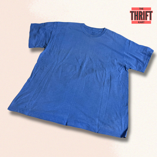 Fruit of the Loom Blue Oversized Tee | Made in USA