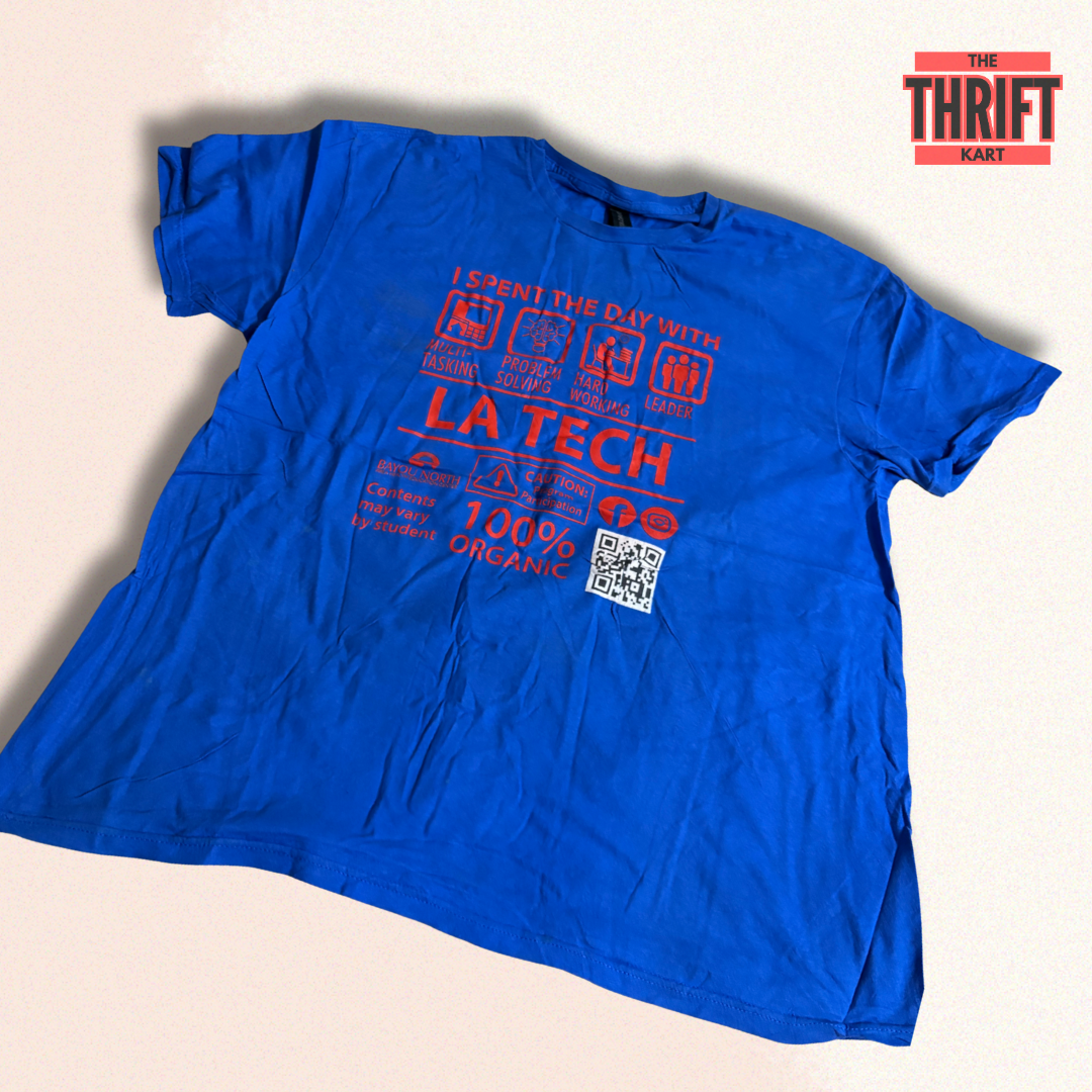 Glidan Blue Oversized Tee | Made in Canada