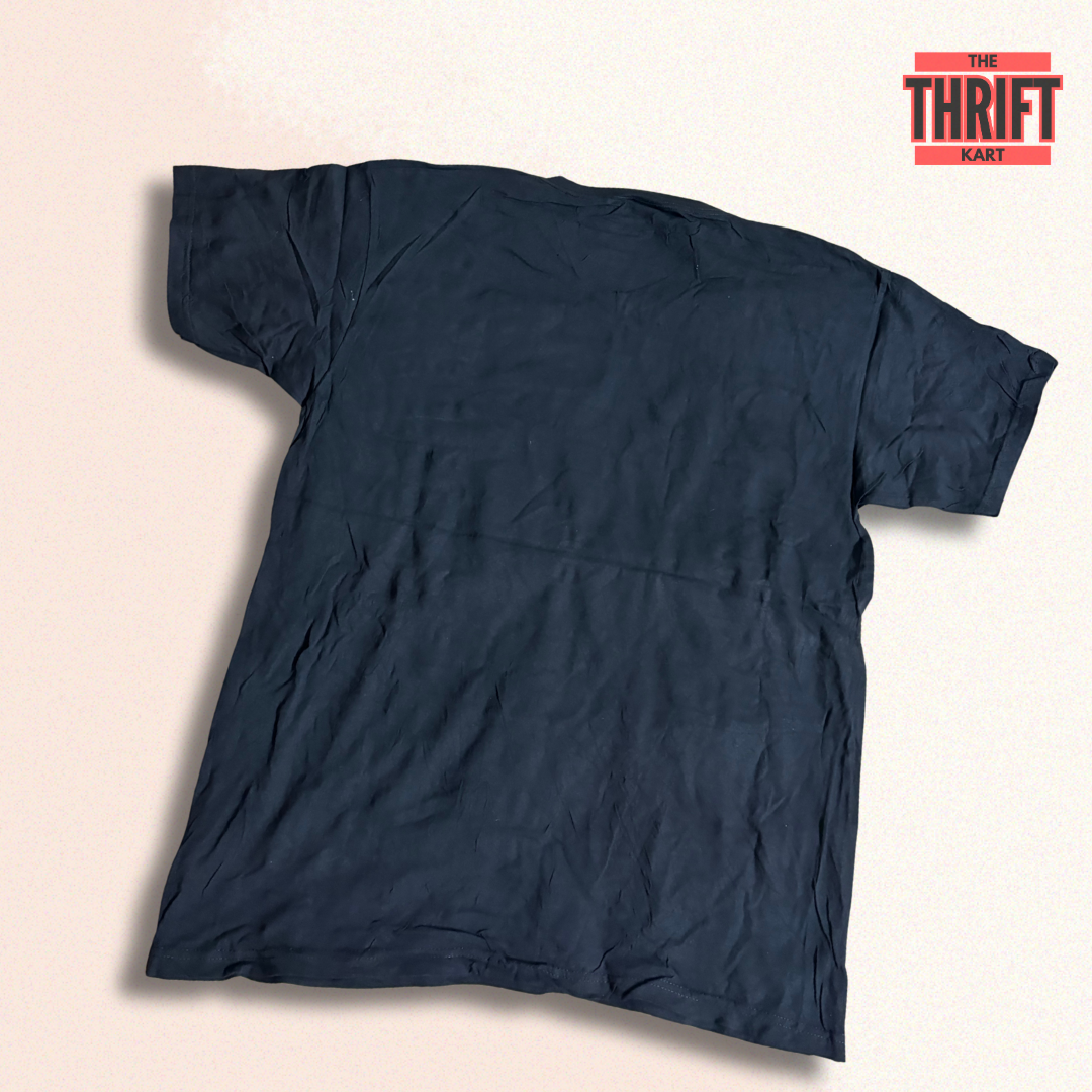 Fruit of The Loom Black Oversized Tee |Made in Morocco