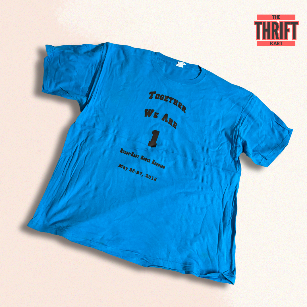Anvil Blue Oversized Tee | Made in USA