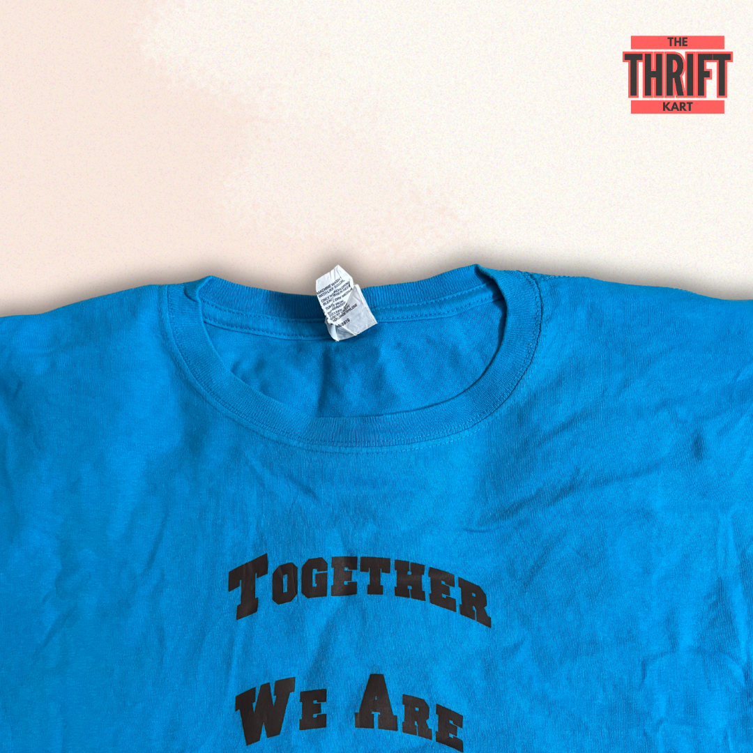 Anvil Blue Oversized Tee | Made in USA