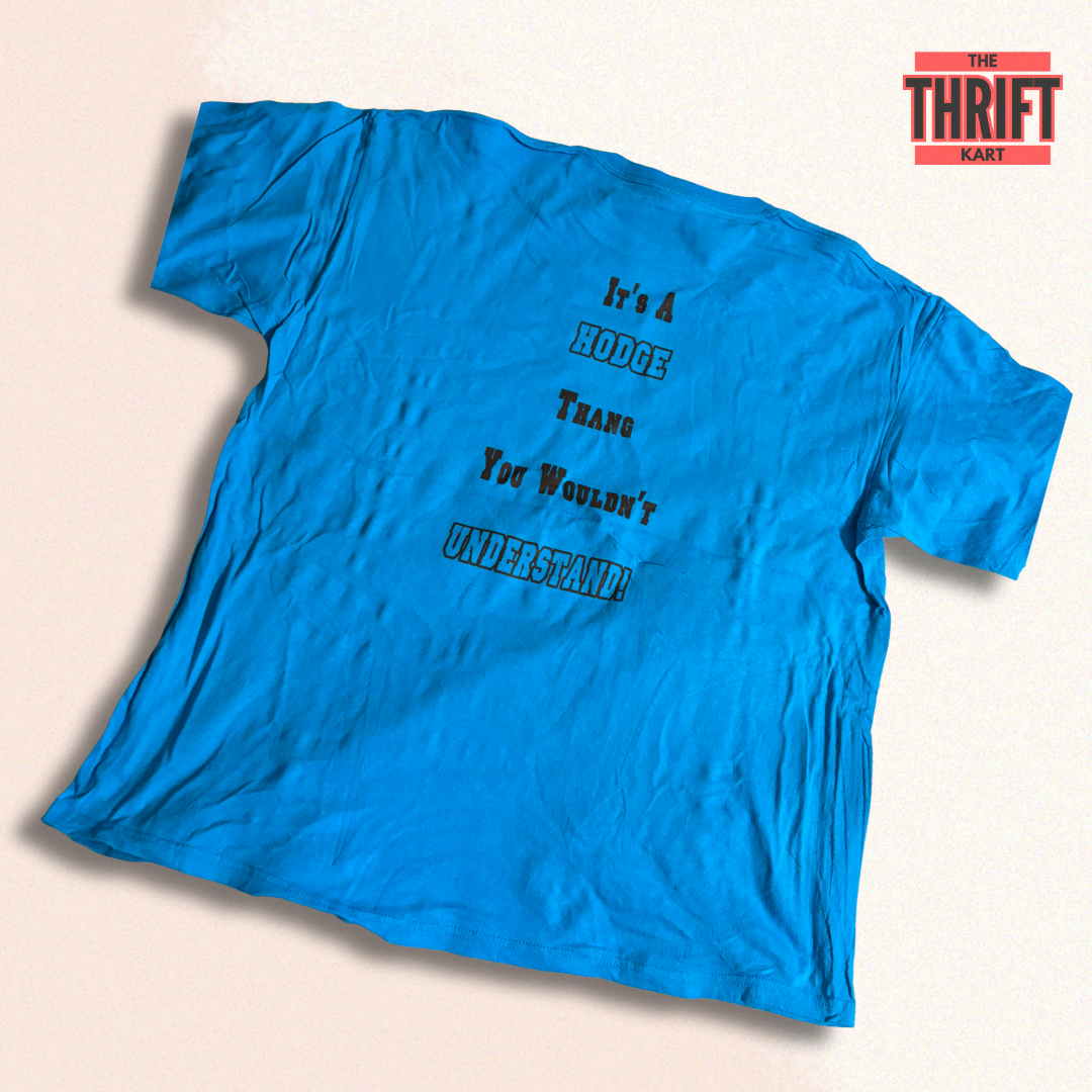 Anvil Blue Oversized Tee | Made in USA – The Thrift Kart