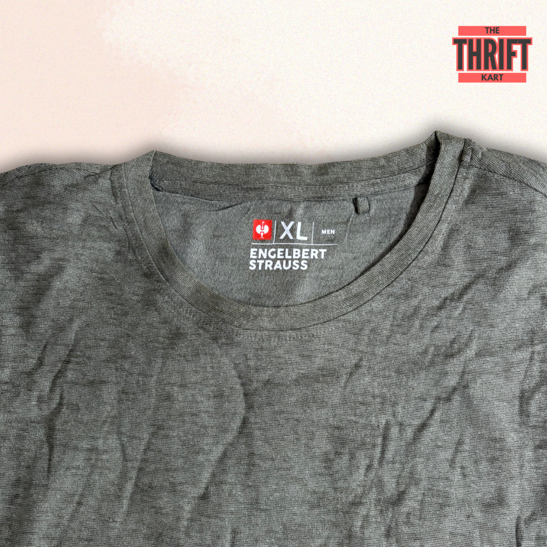 Engelbert Strauss Grey Oversized Tee | Made in Germany