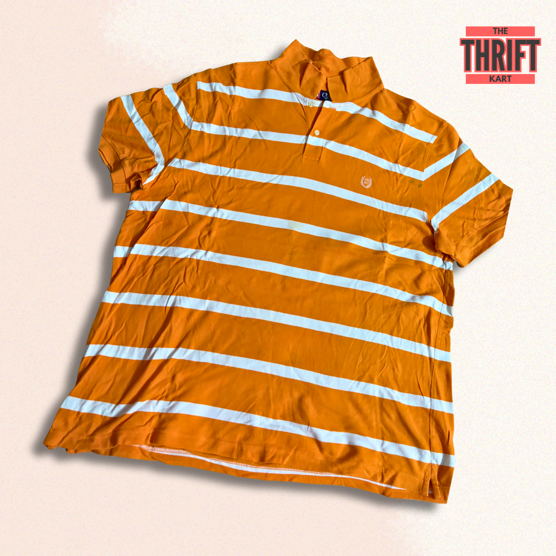 Chaps Oversized Orange T-shirt | Made in USA
