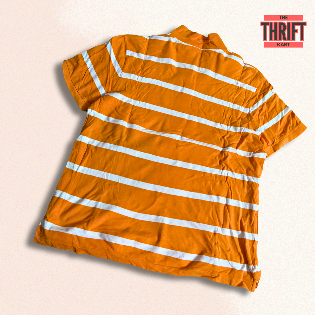 Chaps Oversized Orange T-shirt | Made in USA