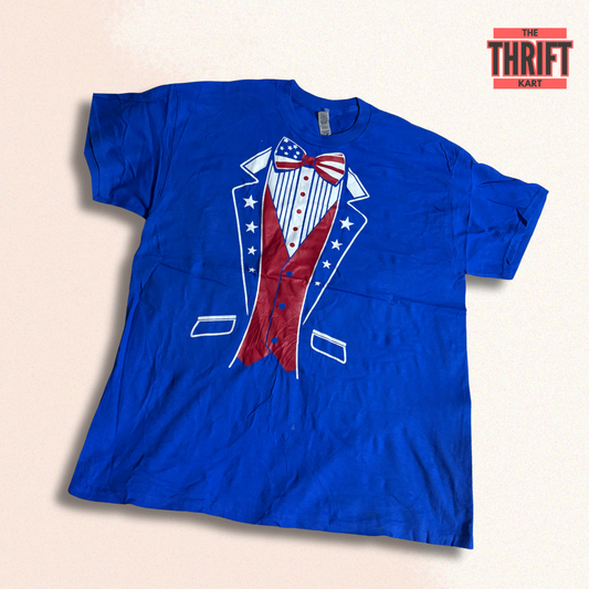 Glidan Blue T-Shirt — Made in Canada | Size XL