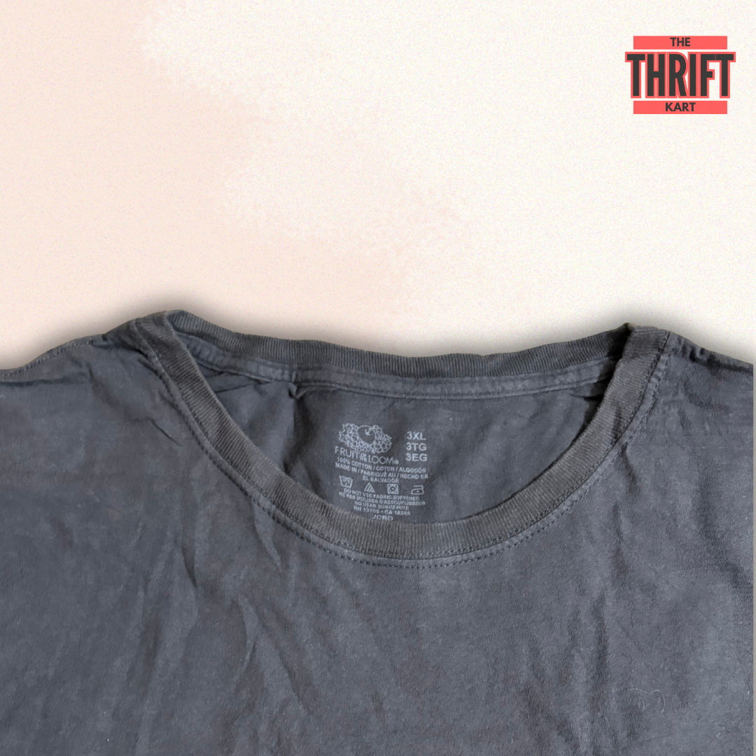 Fruit of the Loom Grey Oversized Tee | Made in Morocco