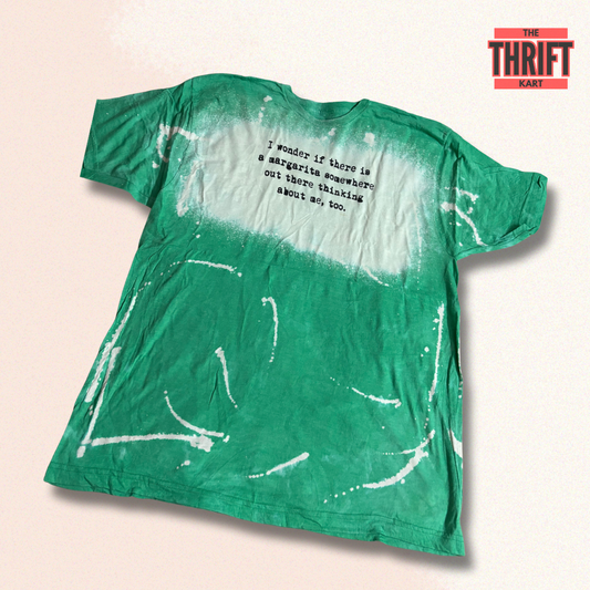 Green Tie-Dye Oversized Tee| Made in China