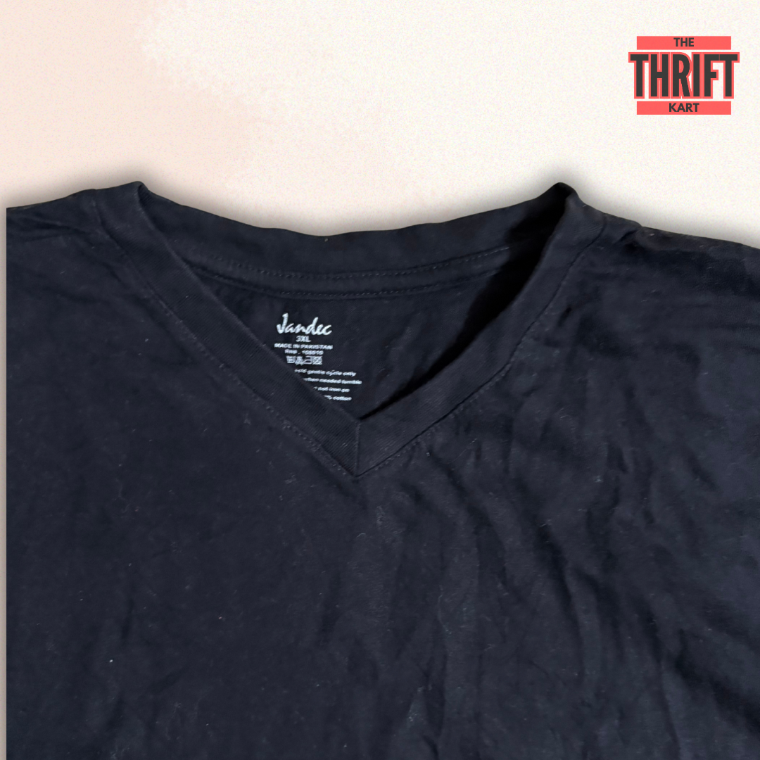 Jandec Black Oversized Tee | Made in India