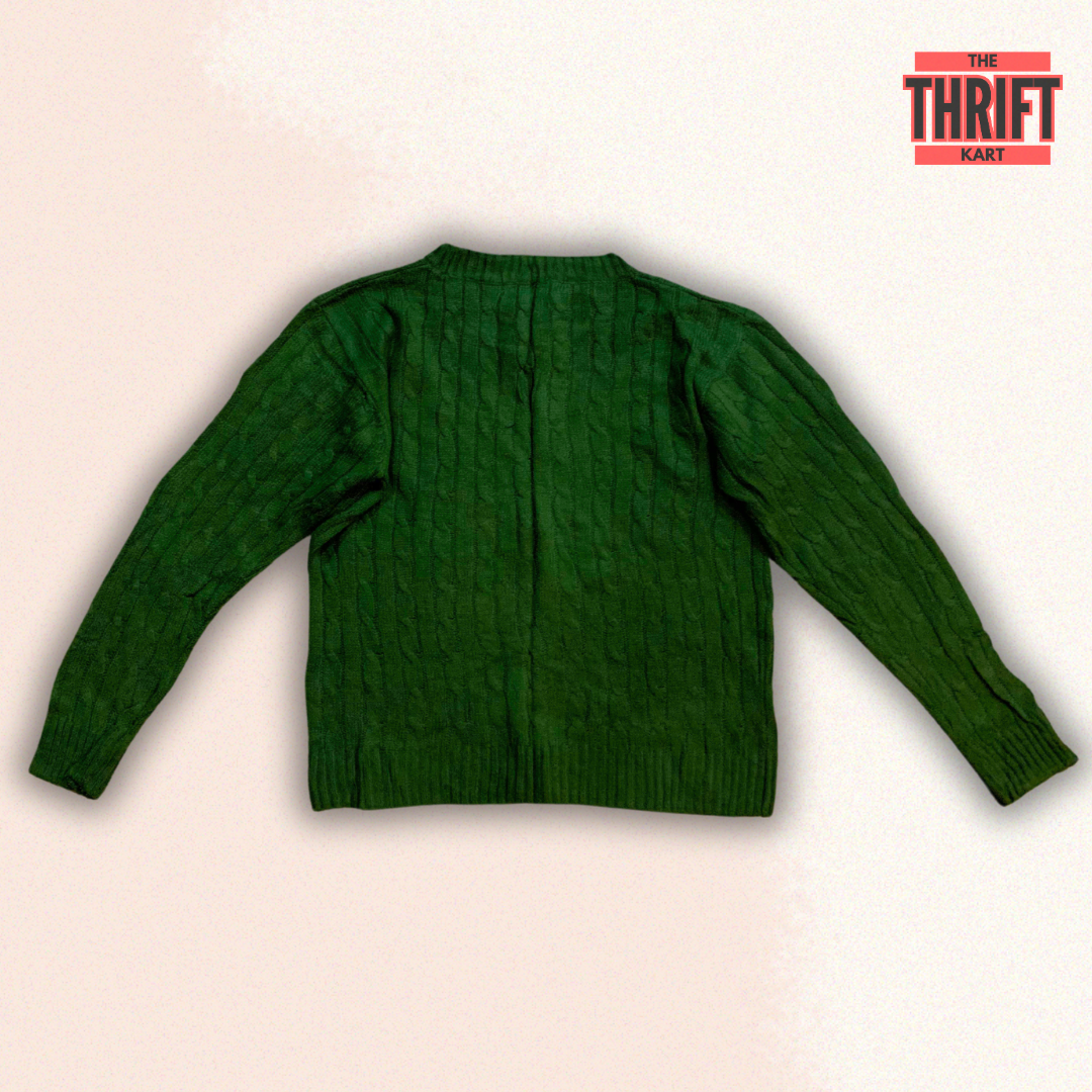 Liberty Forest Green Sweater | Made in England