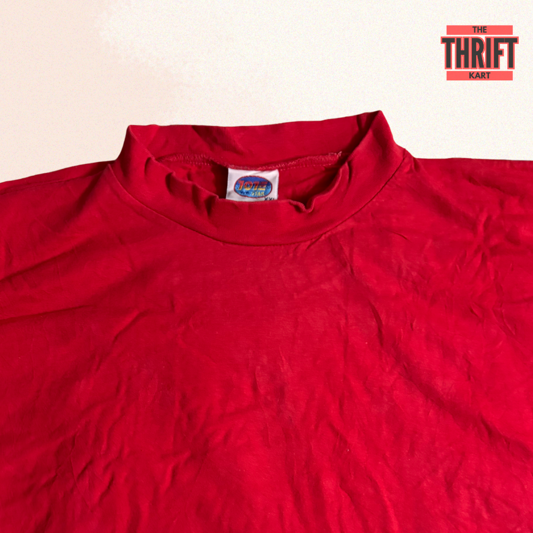 Tote Star Red Oversized Tee | Made in India