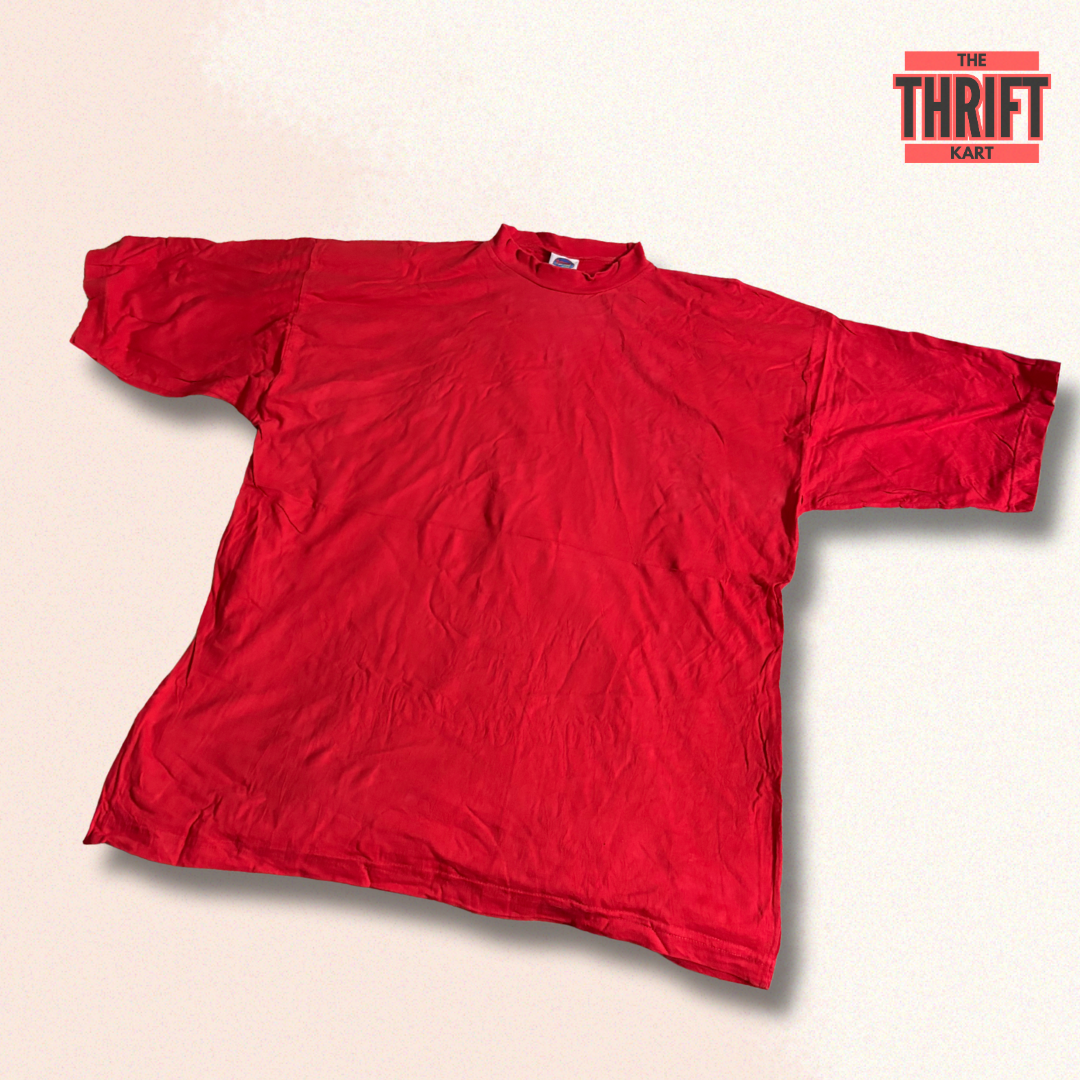 Tote Star Red Oversized Tee | Made in India