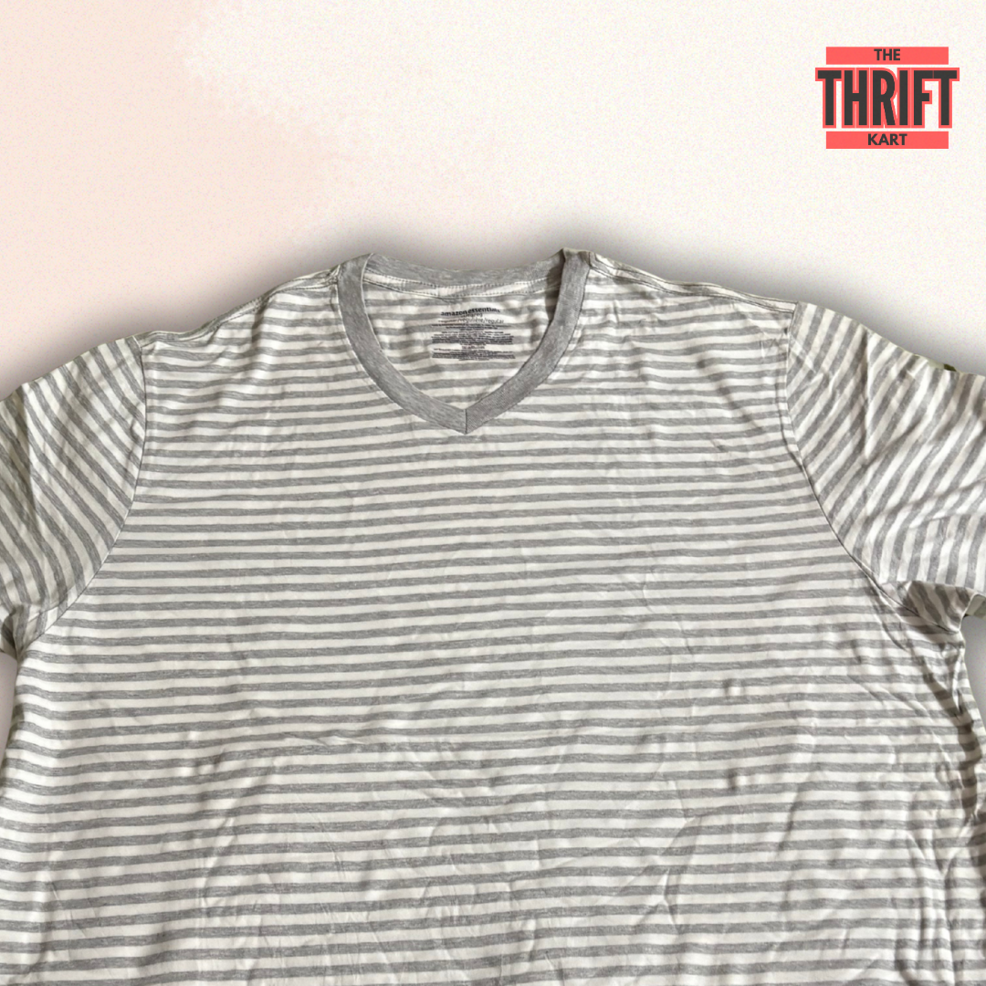 Amazon Essentials Striped Oversized Tee | Made in USA