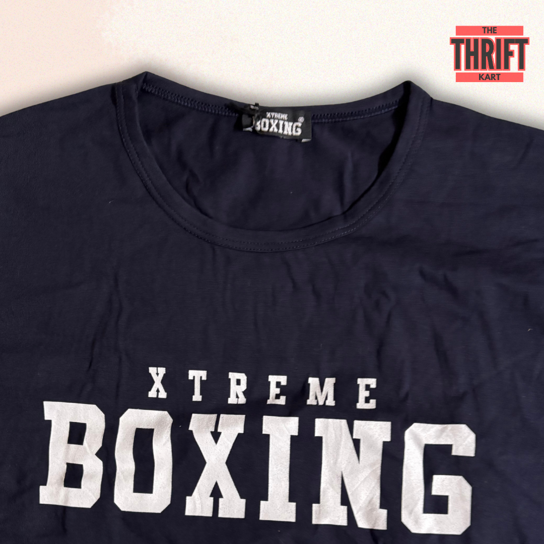 Extreme Boxing Black Oversized Tee | Made in USA